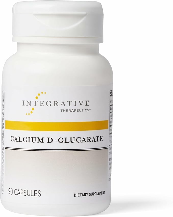 Integrative Therapeutics Calcium D-Glucarate - Supports Healthy Immune Function - Daily Support for Detoxification Systems & Estrogen Metabolism* - Gluten & Dairy-Free - 90 Capsules (30 Servings)