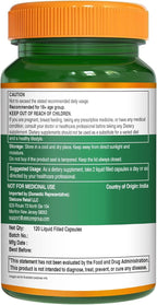 Pure Nutrition Vitamin E with Wheatgerm Oil, 1020mg |120 Caps | Natural Source of Vitamin E | Hair and Skin Supplement | Non GMO