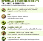 Milk Thistle Supplement w/ NAC, Artichoke & Dandelion – Liver Support Supplement & Gallbladder Supplements in One – Liver Detox – Milk Thistle & Liver Care Supplements – 90 Vegan Capsules, (Pack of 4)