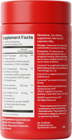 Humann Cardiovascular Health Daily, 4-in-1 Vascular & Blood Pressure Support, Grape Seed Extract Capsules & Hyaluronic Acid Circulation Supplements, Plant-Based Non-GMO, 60 Capsules