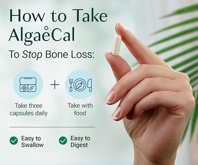 AlgaeCal Bundle - Plant Based Calcium Supplement with Vitamin D3 for Bone Health & Strength & Triple Power Omega-3 Fish Oil Natural Liquid Emulsion with EPA & DHA, Curcumin, Astaxanthin