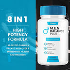 (5 Pack) Men Balance Plus Capsules, MenBalance Supplement Pills with Advanced Max Strength, Triple Action Formula Performance Support Capsulas, Natural Premium Ingredients Menbalanced+ Reviews (300ct)
