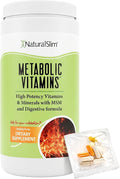 NaturalSlim Metabolic Vitamins, Multivitamin for Women & Men, Supports Energy, Metabolism & Nutrient Absorption with Digestive Enzymes, Womens Multivitamin with B-Complex & Niacin 1 Pack