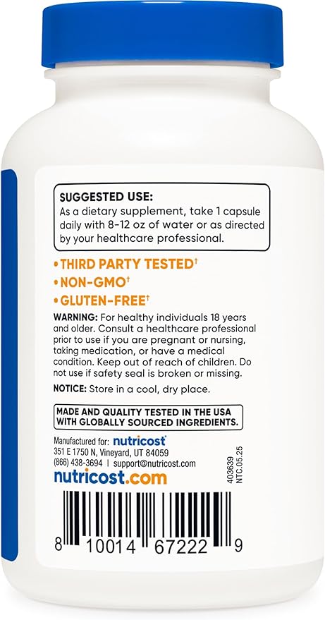 Nutricost P5P Vitamin B6 Supplement 50mg, 240 Capsules (Pyridoxal-5-Phosphate) - Vegetarian Friendly, Non-GMO, Gluten Free (Pack of 2)