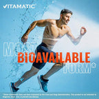 Vitamatic Pantothenic Acid Pure Powder 500 mg per Serving - 100 Grams - Also Called Vitamin B5-200 Servings