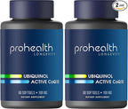ProHealth Ubiquinol CoQ-10 (100 mg - 60 softgels) (Pack of 2)