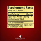 Unique Bundle Store Maca 500mg – 90 Vegetarian Capsules, Organic Maca Root Supplement, Dietary Supplement for General Wellness, Non-GMO, Gluten-Free, 500 mg Maca per Capsule (Pack of 2)