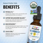 Dr. Green Mom Nature Profen Natural Relief for Infants & Kids | USDA Organic Herbal Drops for Teething, Growth Spurts, and Occasional Discomfort | Natural Child & Baby Comfort Aid