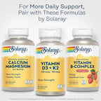 SOLARAY Vitamin B-Complex Chewables, Strawberry, Healthy Energy, Red Blood Cell, Stress & Metabolism Support, 50 Tablets