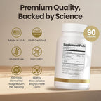 Vitasei Magnesium Bisglycinate – High Absorption Chelated Formula – 2000 mg per Serving (288 mg Elemental Magnesium) for Relaxation, Sleep & Muscle Recovery – Gentle on Stomach – 90 Capsules