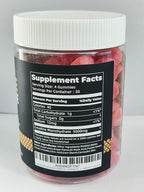 Nutravita Creatine Monohydrate Gummies for Men & Women-5g of Creatine Monohydrate per Serving - Sugar Free,Vegan, Grapes Flavor, 120 Count