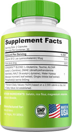 Mind Hero Supplement, All Natural Brain and Cognitive Capsules, Official Clarity and Focus Pills, 1 Month Supply (1 Pack)