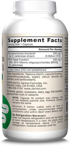 Jarrow Formulas Saccharomyces Boulardii + MOS Probiotics for Digestive Health and Intestinal Tract Support - 5 Billion CFU Per Serving - 90 Delayed Release Caps - Probiotic + Prebiotic - 90 Servings
