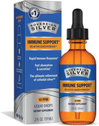 Sovereign Silver Immune Support - Colloidal Silver, Bio-Active Silver Hydrosol, 10 ppm, Liquid Dropper, 2 Fl Oz, (59 mL)