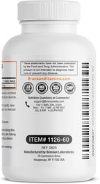 Bronson Vitamin K2 as MK-7 Menaquinone 100 mcg Non-GMO, 60 Capsules