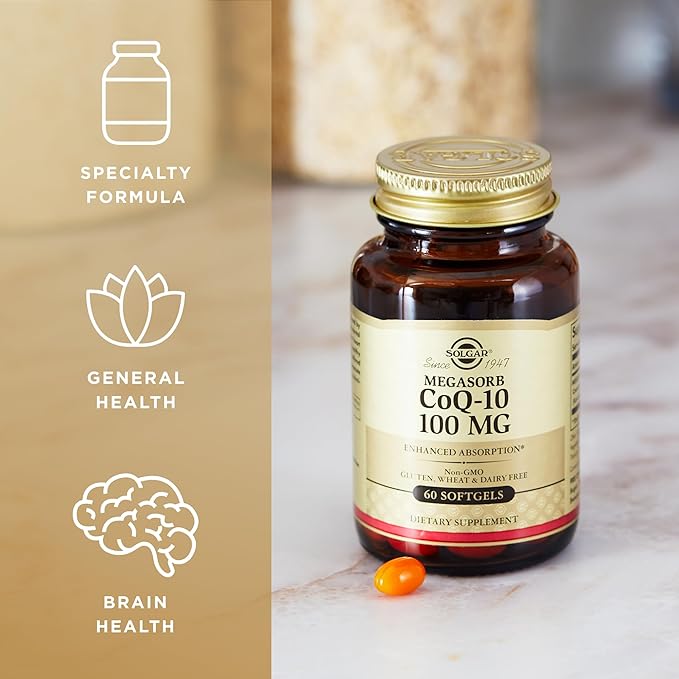 Solgar, Megasorb Coq-10 100 Mg, 60 Softgels