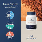 MitoAdvanced BioCopper1 Cu1 (Cunermuspir) - Bioavailable Copper Mitochondrial Cocktail with Coq10, Thiamin, Ribose, Folate, Choline and Pantothenic Acid - Anti-Aging, Anti-Graying - 120ct