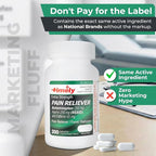 TIME-Cap Labs Extra Strength Acetaminophen 250mg with Aspirin 250mg & Caffeine 65mg Caplets - Triple Action Pain Reliever for Migraines & Headache Relief, Muscle Aches & Body Pain (200 Count)