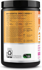 Optimum Nutrition Amino Energy - Pre Workout with Green Tea, BCAA, Amino Acids, Keto Friendly, Green Coffee Extract, Energy Powder - Tropical Sunrise, 9.5 Ounce, 30 Servings (Packaging May Vary)