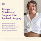 BariMelts Bariatric Multivitamin with Iron, 120 Fast-Dissolving Tablets (2-Month Supply), Sugar-Free Bariatric Vitamins for Women, Natural Fruit Flavor