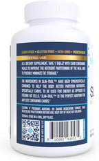 NuEthix Formulations SLIN-Trol, Glucose Disposal Agent Pills for Men & Women, Nutrient Partitioning Supplement with Chromium Polynicotinate, & Glycine, Effective Carb Absorption, Non-GMO, 60 Servings