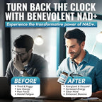 Benevolent NAD+ Supplement 1050mg, Max Absorption 3in1 NAD Supplements for Women & Men with Nicotinamide Riboside, Trans-Resveratrol & TMG, NAD Plus for Cellular Energy, Brain Support & Aging, 90 Caps