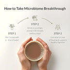 Microbiome Breakthrough Gut Support Powder Chocolate Flavor With Lactobacillus Strains, Bone Broth & Collagen Source of L-Glutamine Supports Digestive Comfort, Gas & Bloating Relief 30 Servings*