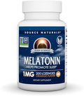 Source Naturals Melatonin, Helps Promote Sleep* - 1 mg - 200 Orange Flavored Lozenges