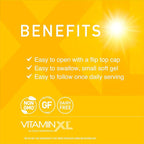 OmegaXL Immune Supporting Bundle - (2) 60 Count + TurmericXL + VitaminXL D3 - to Support Optimal Immune Health (Pack of 4)