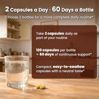 VEV Berberine Supplement with Ceylon Cinnamon for Daily Wellness Support, Vegan & Non-GMO – 2 Bottles (240 Capsules Total)