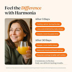 Harmonia Cortisol Cocktail | Cortisol Supplements for Women & Men with Ashwagandha, Magnesium & L-Theanine | Drink Harmonia for Stress Relief, Weight Management & Sleep Support (3 Pack x 30 Servings)