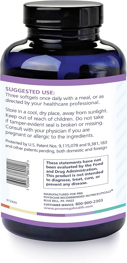 Eye Omega Advantage (Eo3) Supplement - 270 Softgels, 90-Day Supply - Re-Esterfied Omega 3 Triglyceride Form Eye Vitamins with 920mg EPA, 920mg DHA, Lutein & Zeaxanthin for Macula, Retina Support