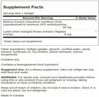 Swanson Standardized Lutein & Bilberry 60 Sgels