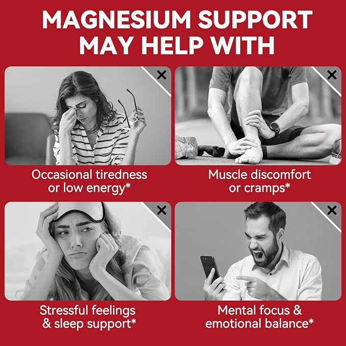 120 Count Magnesium Glycinate Gummies with L-Threonate（600mg Per Serving）,High Absorption Sugar Free Magnesium Potassium Supplement for Relaxation, Stress Relief, and Sleep Support for Adults & Kids