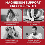 120 Count Magnesium Glycinate Gummies with L-Threonate（600mg Per Serving）,High Absorption Sugar Free Magnesium Potassium Supplement for Relaxation, Stress Relief, and Sleep Support for Adults & Kids