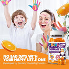 Dr. Moritz Calming and Relaxing Kids Magnesium Gummies, Non-GMO and Low Sugar Magnesium Kids Chewy Supplements, Sleep Gummies Kids, Orange Flavor