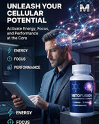 MitoFusion Complete Anti Aging NAD+ and Mitochondria Support Formula with 500mg Nicotinomide Riboside, 250mg Urolithin A, 25mg PQQ, 50mg Apigenin. Energy | Focus | Longevity | Performance | Recovery