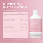 Swedish Collagen Deluxe | 12,500 mg Hydrolyzed Marine Collagen Liquid Supplement - 500 ml, 20 Day Supply | Hyaluronic Acid, Biotin and Vitamin C for Healthy Hair, Skin, Nails and Joints | Sugar-Free