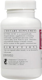 Ecological Formulas Calcium Magnesium Butyrate (Btyric Acid), Supports Gut Health. 1-Pack, Cream, 90 Capsules