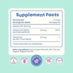 JoySpring Vitamin D3 Kids Drops with K2 – Liquid Supplement for Calcium Absorption & Joint Health – 360 Servings (2 fl oz) – Vitamin D Kids Ages 3-18 (Pack of 2)