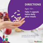 NuBest Tall 10+ - Advanced Bone Strength Formula - Supports Immunity, Healthy Development & Optimal Wellness - for Children (10+) & Teens Who Drink Milk Daily | Pack 3 | 3 Months Supply