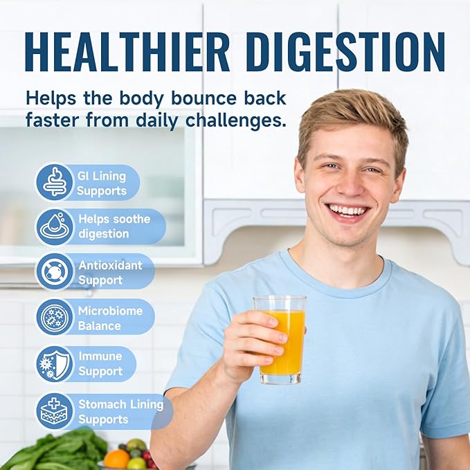 Zinc L Carnosine Complex 85mg, 11-in-1 Digestive & Gut Health Support Supplement, with Soothing Herbal Extract Blend, L-Glutamine & Mastic Gum, 100 Capsules, Non-GMO, Vegan