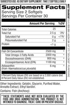 Jocko Fuel Omega 3 Fish Oil Supplement 2000mg - Burpless Fatty Acid Supplement, Wild Caught, Powerful Antioxidant with Astaxanthin (60 Capsules)