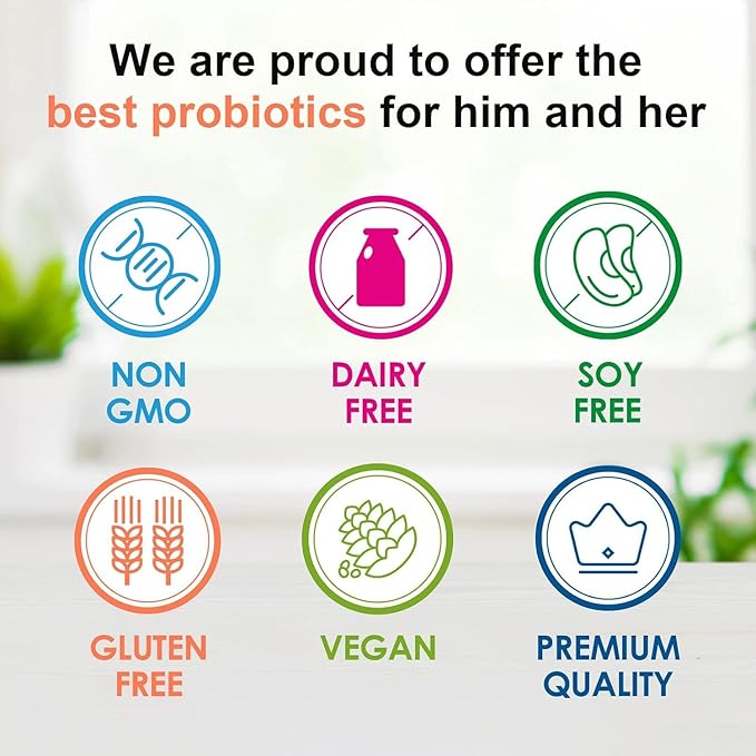 CANLIST Probiotics 120 Billion CFUs 18 Strains, 3 Prebiotics & Digestive Enzymes for Men Women,Digestive & Immune Support,Shelf Stable Non-GMO 120 Capsules