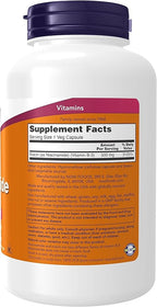 NOW Foods, Niacinamide (Vitamin B-3) 500 mg, Energy Production*, 250 Veg Capsules