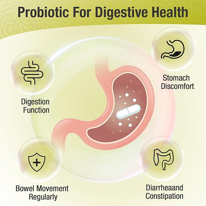 Probiotics for Women & Men - 300 Billion CFU, 24 Strains + 15 Organic Herbs Prebiotics Blend, Daily Probiotic for Digestive Health, Immune, Gut, Bloating - 240 Vegetarian Capsule (240-Days Supply)