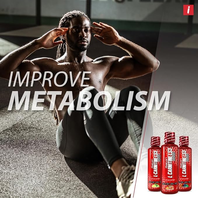 iSatori L-Carnitine LS3 3000, Liquid L-Carnitine with Acetyl L-Carnitine, L-Carnitine L-Tartrate, Stimulant Free Pre Workout, Low Calories, Sugar, Gluten, Keto-Friendly, Peach Nectarine (32 Servings)