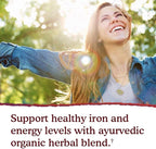 Garden of Life Organics Plant Iron & Organic Herbs - Organic Plant-Sourced Iron + Herbs (Cranberry-Lime Liquid) 8oz Liquid