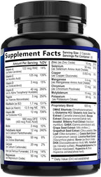 Brain Memory Supplement - 3X Strength Nootropics for Concentration, Clarity & Focus Support - Brain Health Cognitive Vitamins with Bacopa, Phosphatidylserine & DMAE, Brain Booster Pills, 60 Capsules