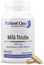 Patient One Milk Thistle Extract 250mg | Supplement to Support Healthy Liver Function* | Standardized to 80% Silymarin | 90 Capsules